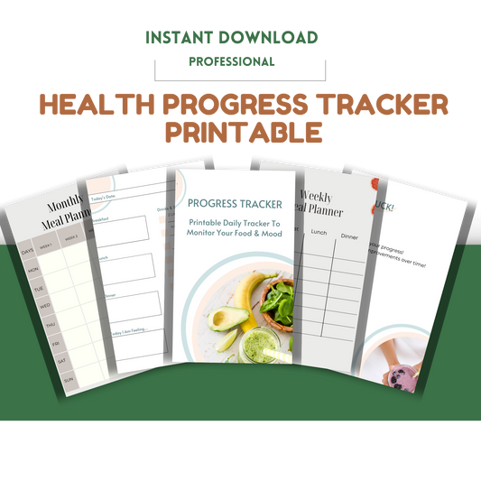 Health Progress Tracker Printable